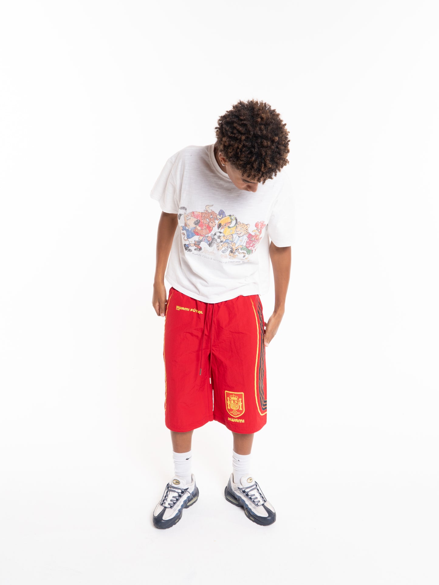 Spain Track Shorts — KWAMI World Cup Madness