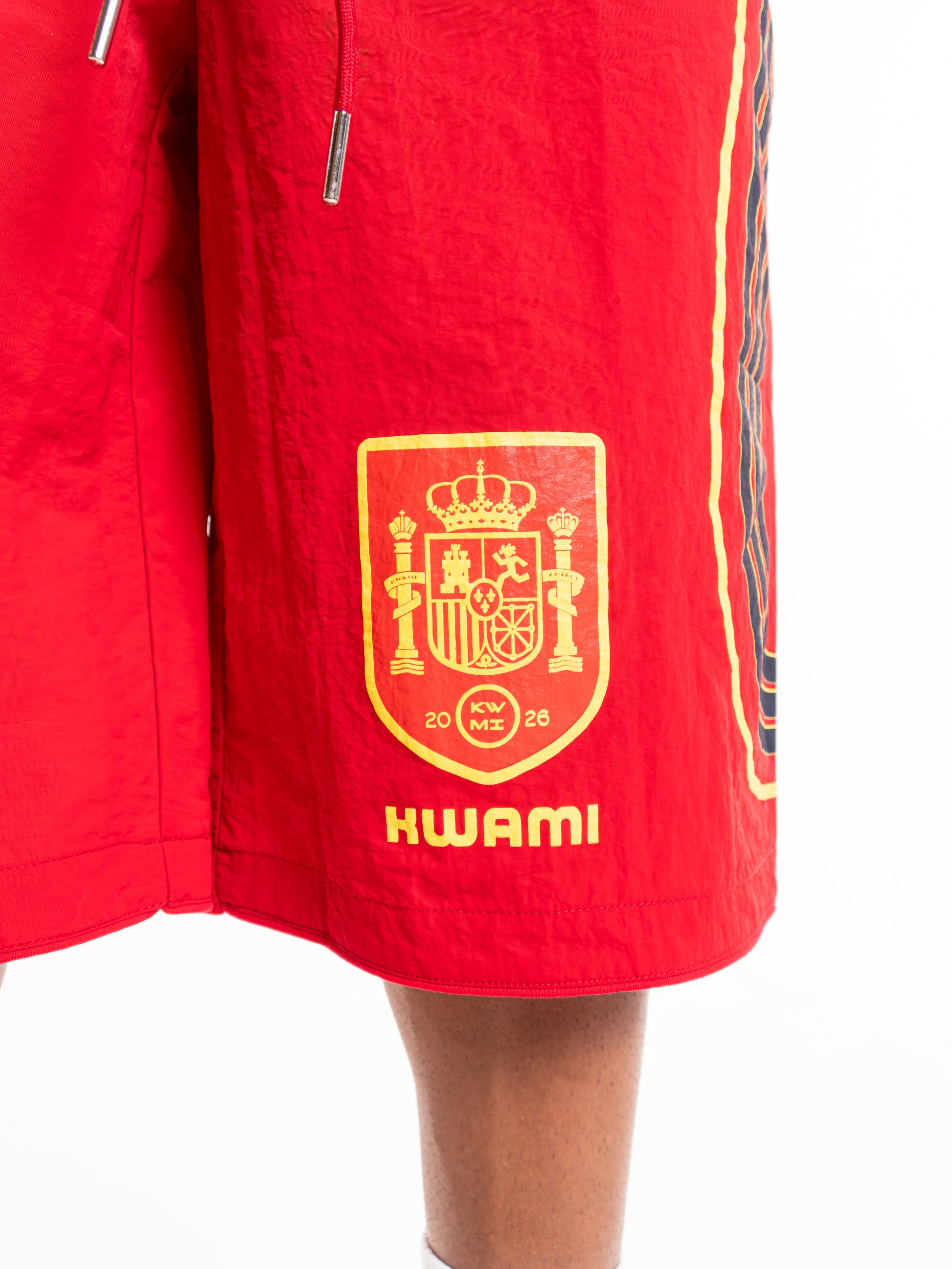 Spain Track Shorts — KWAMI World Cup Madness