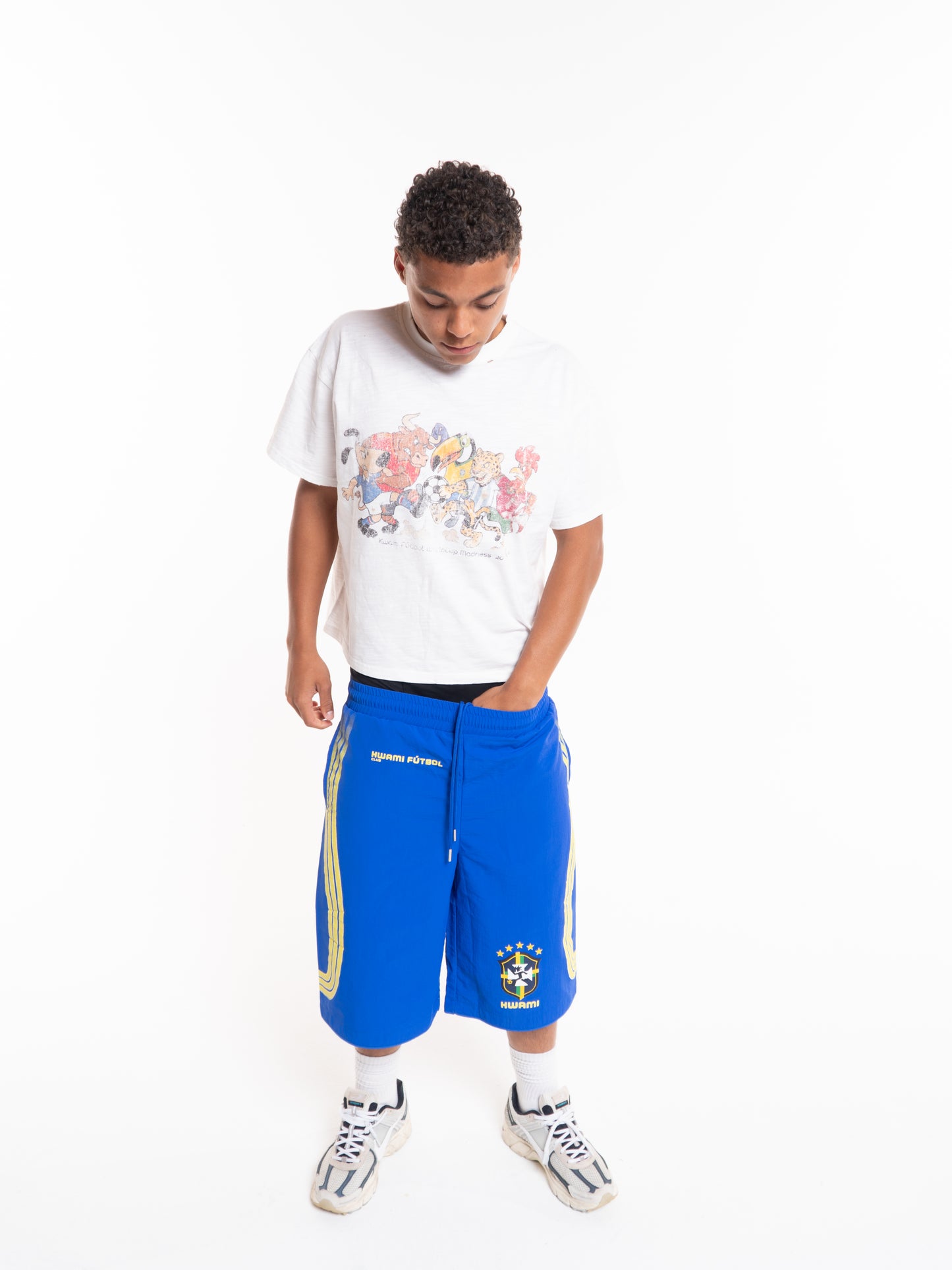 Brasil Track Shorts — KWAMI World Cup Madness